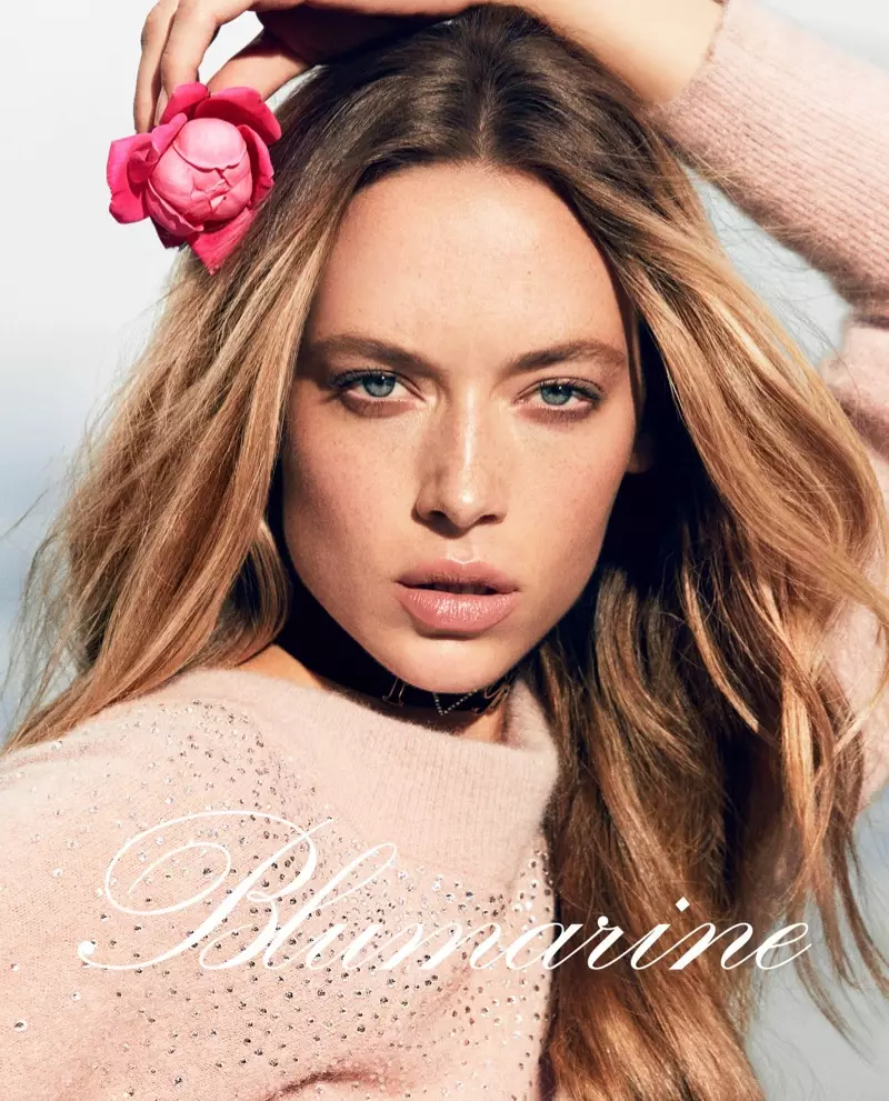 Hannah Ferguson Blumarine Fall 2019 ແຄມເປນ