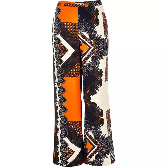 River Island Plus Oranje Palazzo Pant