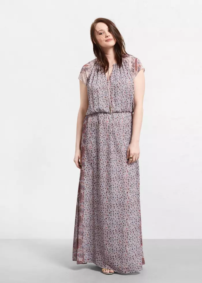 Violeta by Mango Printed Gown