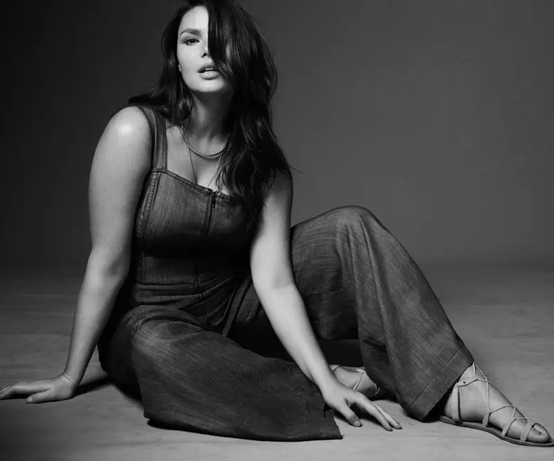 Candice Huffine ane nyeredzi muRACHEL Rachel Roy's spring 2016 curvy campaign