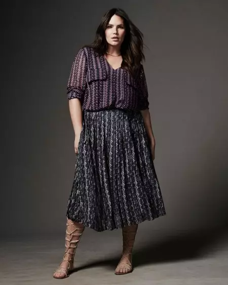 Candice Huffine Fronts Rachel Roy's Spring 2016 Campaign Curvy