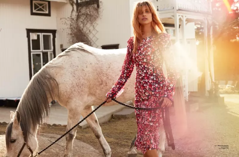 Abrazando flores, Lise Olsen modelos de vestido Michael Kors Collection