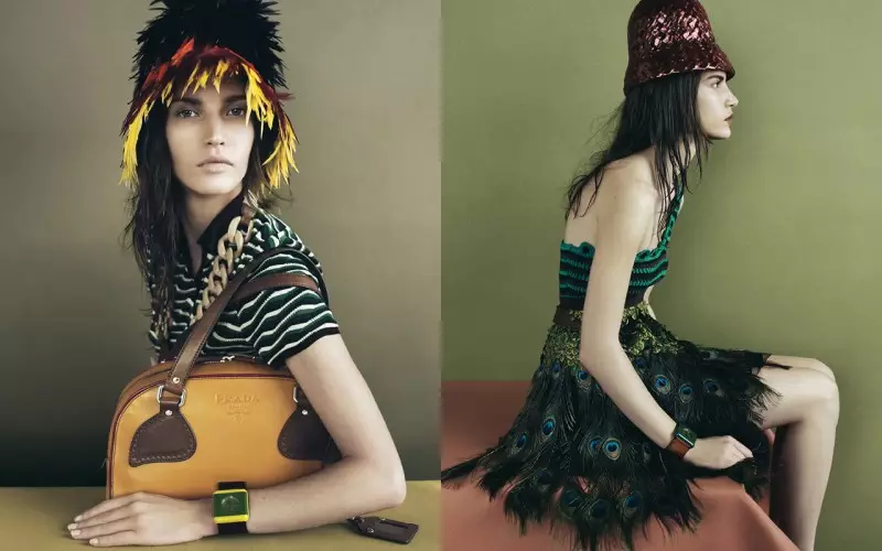 Prada Spring/Summer 2005 Campaign with Diana Dondoe