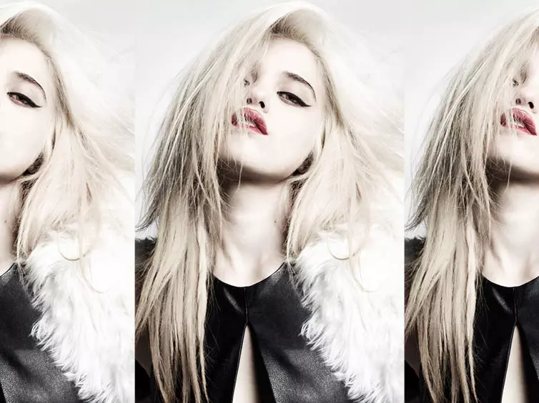 Sky Ferreira modélise la pré-collection automne 2013 de Saint Laurent par Hedi Slimane