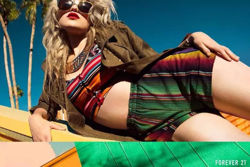 Sky Ferreira Fronts Forever 21's Festival 2013 Collection, Shot by David Roemer