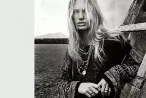 Is Babe Bohemian é Romee Strijd i bhFógraí Earraigh 2015 Stradivarius