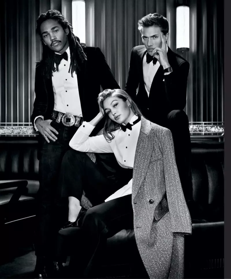 Lukas Sabbat, Gigi Hadid e Lucky Blue Smith protagonizan a campaña de eau de parfum Club de Ralph Lauren Ralph.