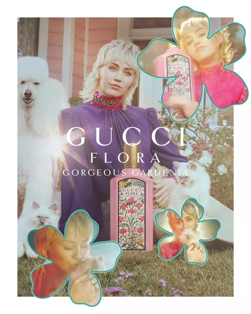 Gucci presenterar sin Flora Gorgeous Gardenia eau de parfum-kampanj.