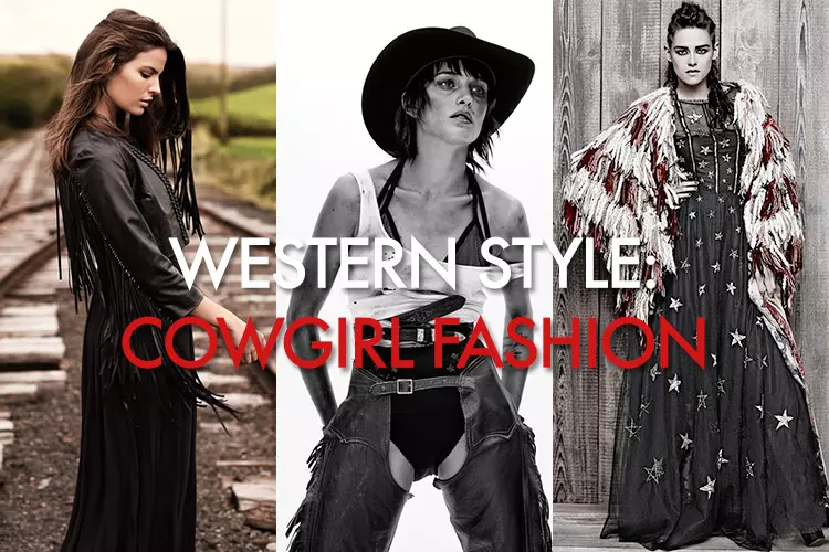 Scatti di moda in stile cowgirl