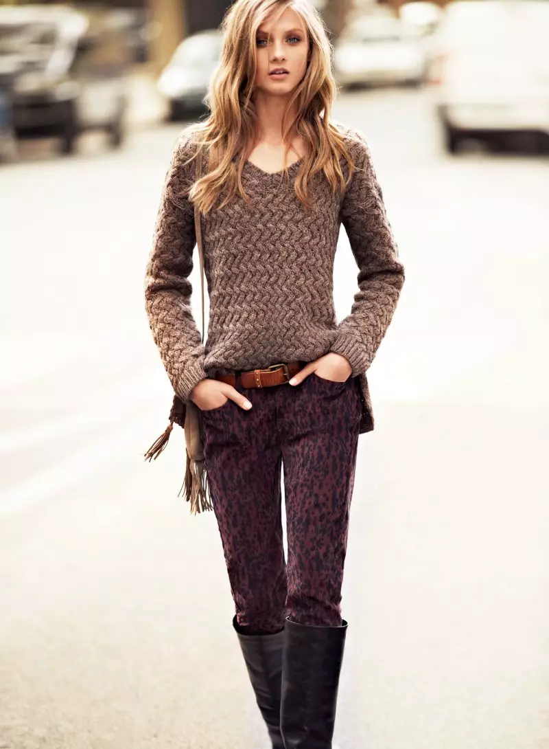 Anna Selezneva para sa Mango Fall 2012 Catalog