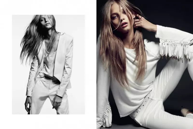 Anna Selezneva Gets Relaxed for Hunkydory Spring 2013 Campaign by Marcus Ohlsson