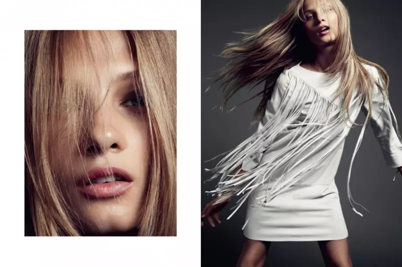 Anna Selezneva ผ่อนคลายในแคมเปญ Hunkydory Spring 2013 โดย Marcus Ohlsson