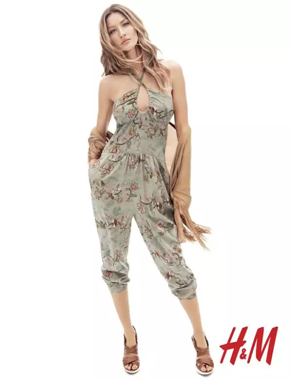 Gisele Bundchen voor H&M lentecampagne 2011 door Daniel Jackson