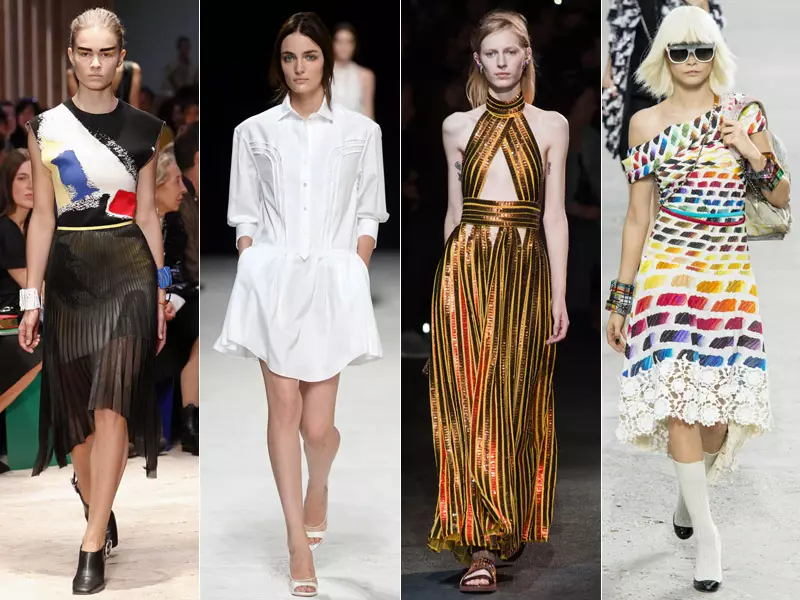 5 Stunning Paris Fashion Week Spring / Simmer 2014 Trends