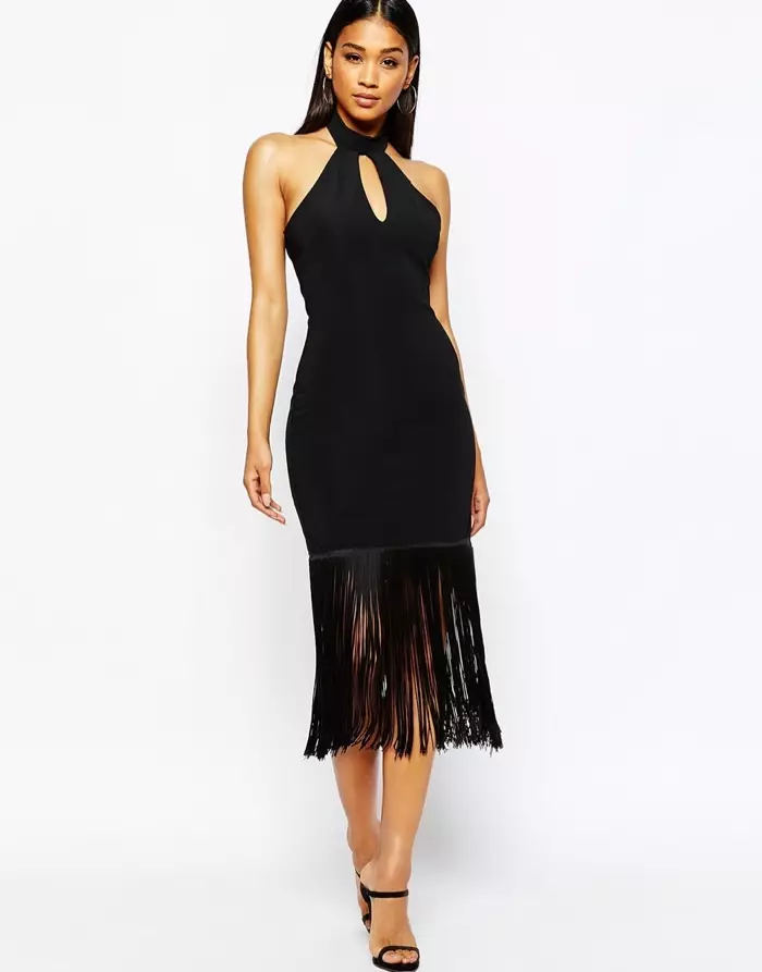 Michelle-Keegan-yana son-Lipsy-Halterneck-Jikin-Dress-Fringe