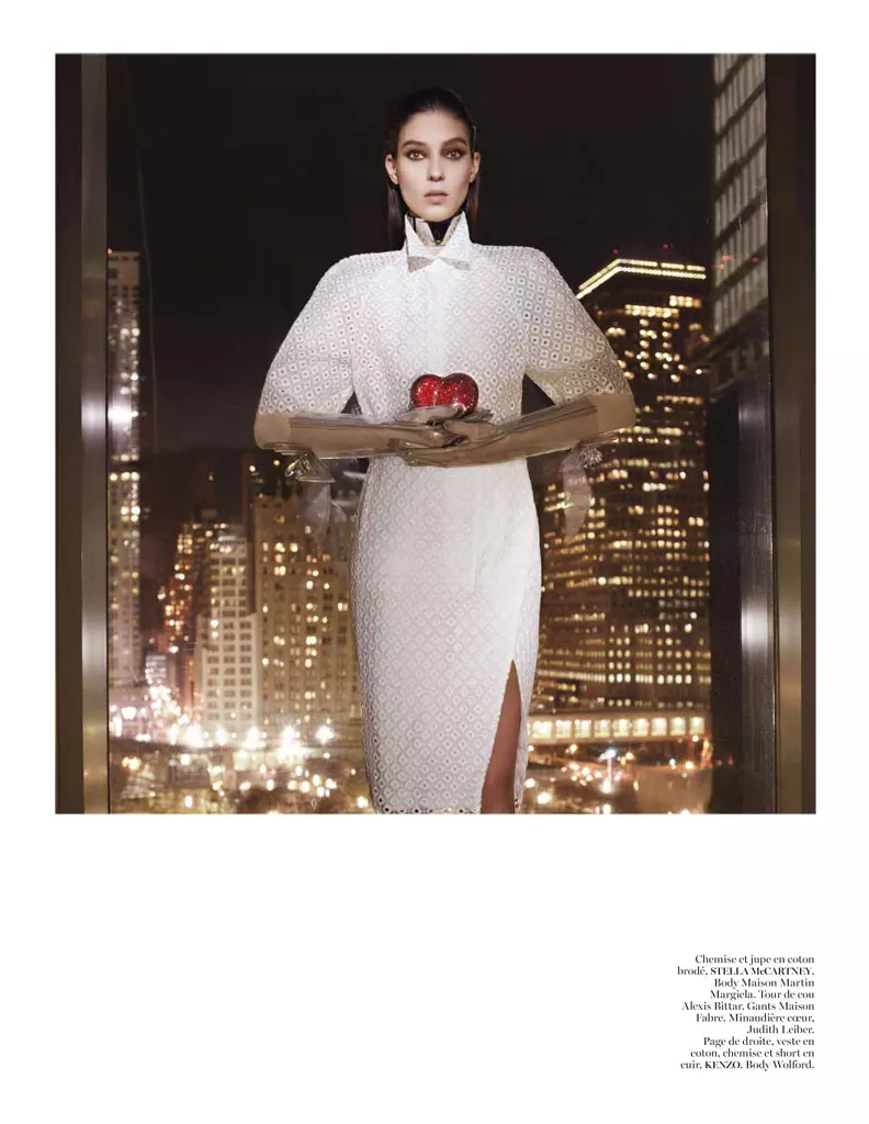 Kati Nescher incanta la città per Vogue Parigi marzo 2013 di Glen Luchford