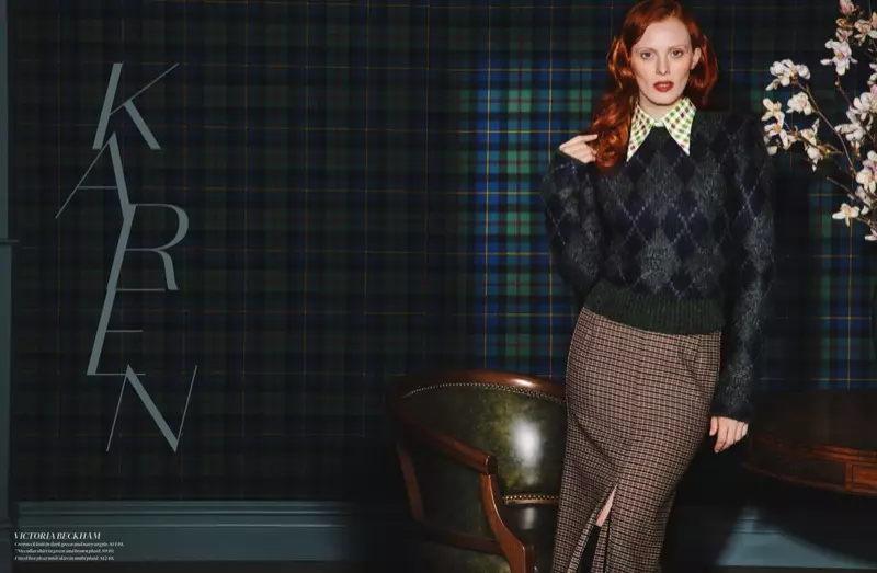 Karen Elson Holt Renfrew Magazine Fall '19 Editorial