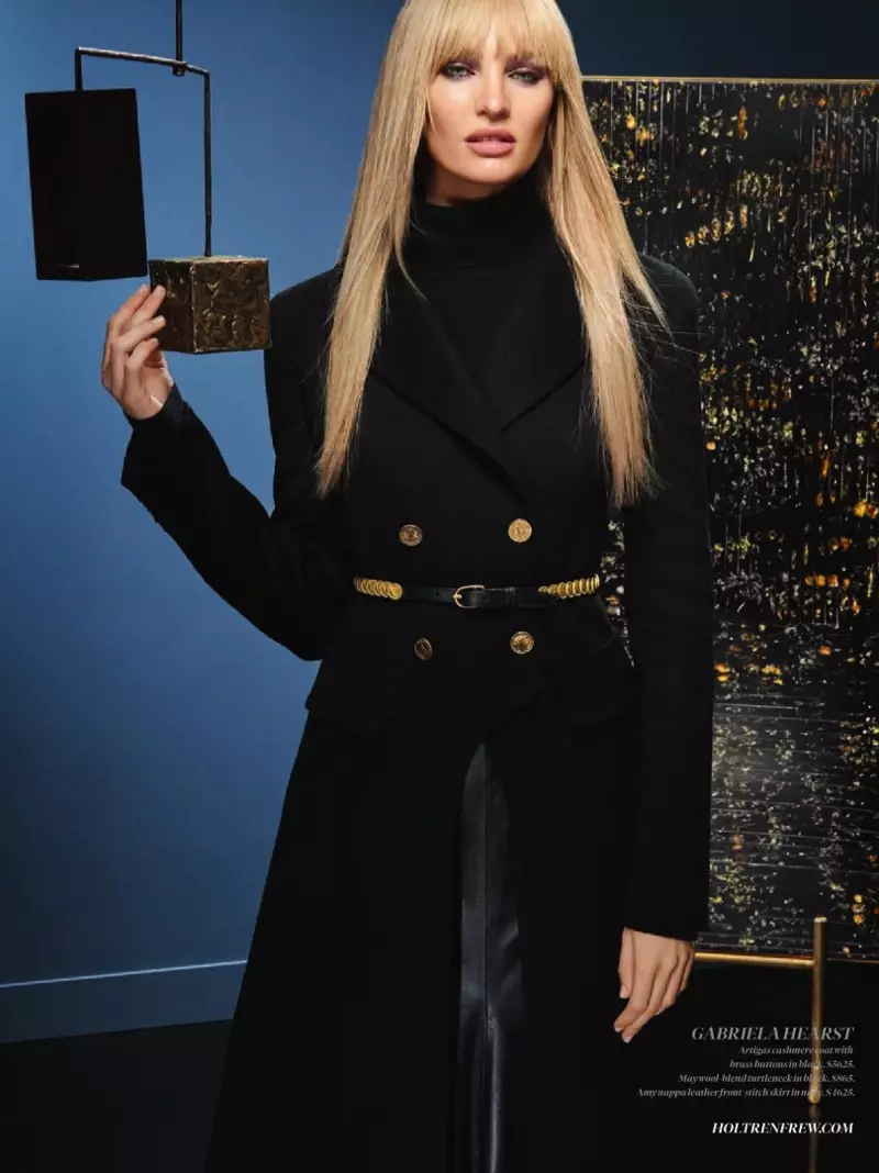 Candice Swanepoel pose dans des styles élégants pour Holt Renfrew Magazine