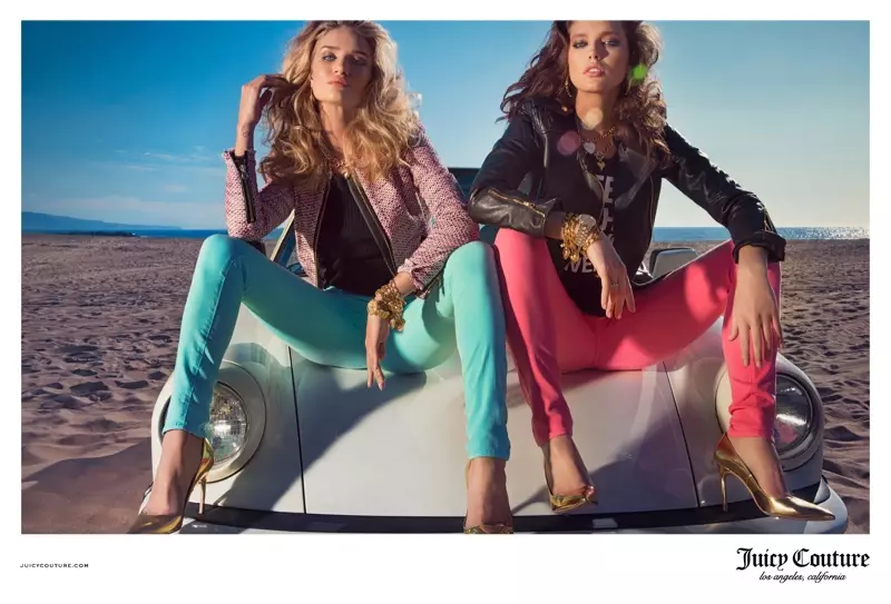 Rosie Huntington-Whiteley ve Emily DiDonato Land Juicy Couture İlkbahar/Yaz 2014 Kampanyası