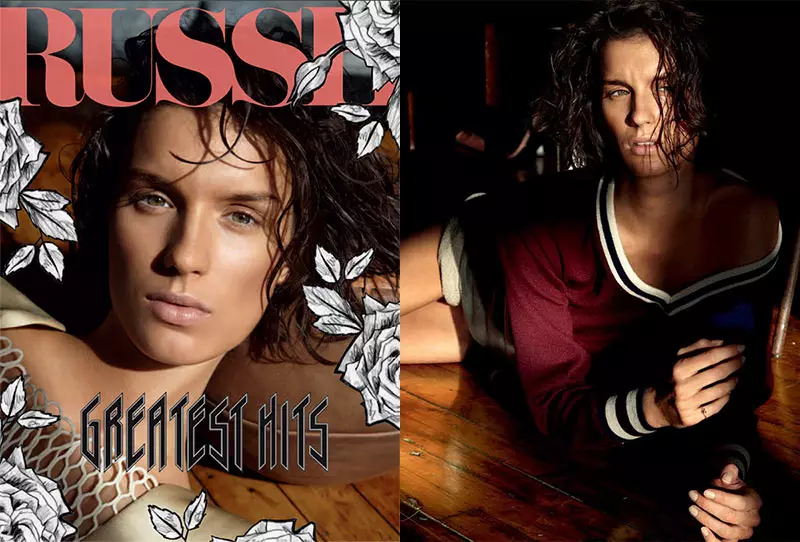 Marte Mei Van Haaster Evokes 'Flashdance' rau Russh Lub Kaum Ob Hlis / Lub Ib Hlis Cover Shoot