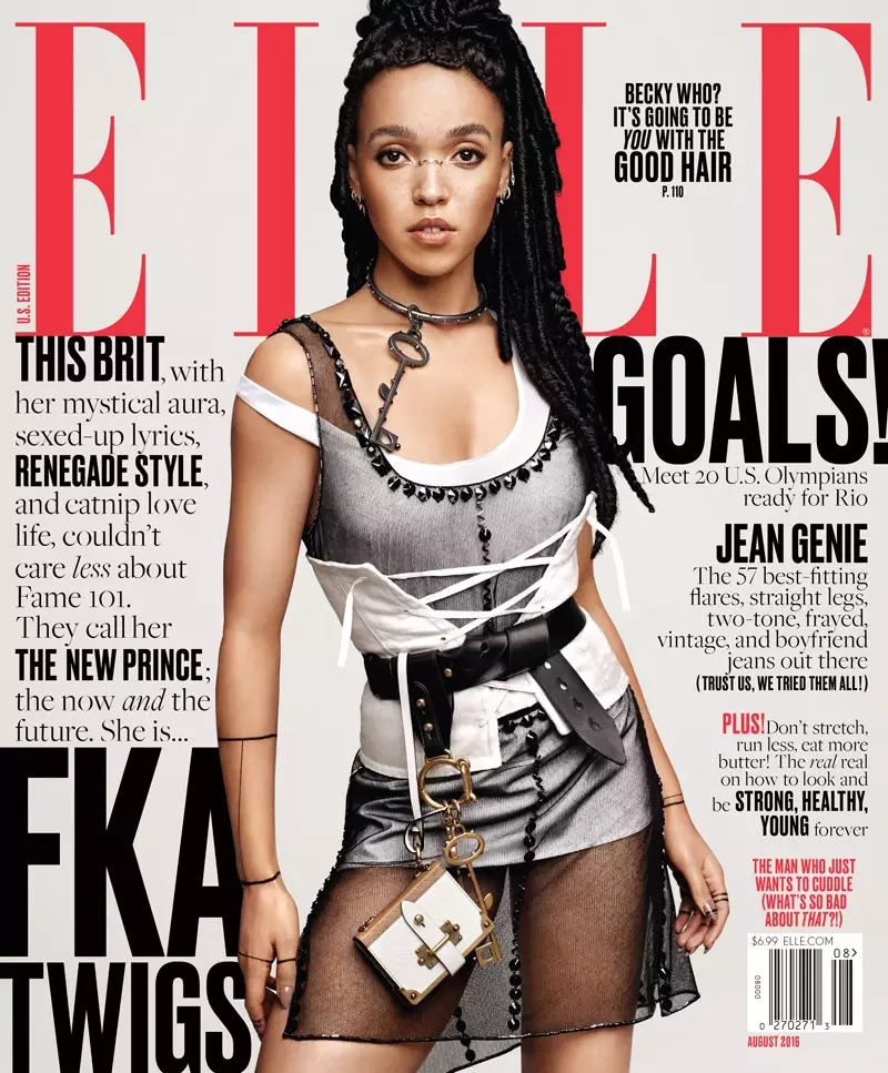 FKA Twigs ELLE Agasti 2016 Photoshoot