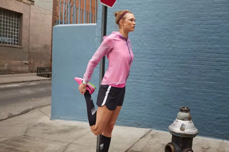 karlie-kloss-nike-လေ့ကျင့်ခန်း-ဓာတ်ပုံများ ၄