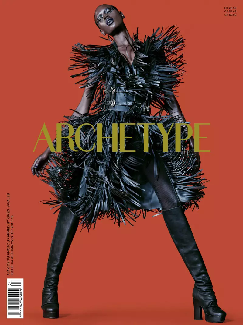 Ajak Deng trên bìa Archetype # 4 Thu-Đông 2015