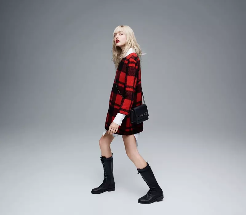 The brand spotlights plaid dina kampanye ragrag na