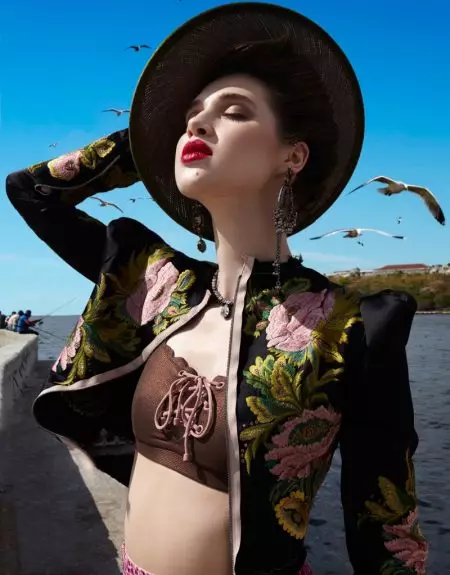Anais Pouliot Vogue Тайвань өчен Кубада төсле стильләр