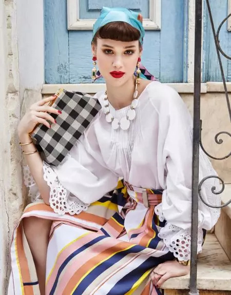 Anais Pouliot piedāvā krāsainus stilus Kubā Vogue Taivānai