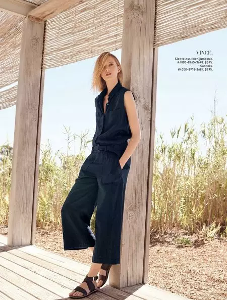 Daria Strokous Wears Modern Boho hľadá Saks