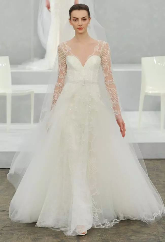 Monique Lhuillier Sposa Primavera 2015 Abiti da sposa