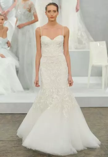 Monique Lhuillier's Bridal 2015 Tarin shine Fantasy na Biki