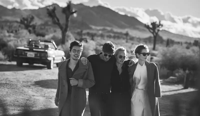 Grianghraf Peter Lindbergh feachtas 30 bliain Oliver Peoples