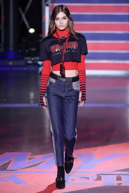 Fall 2017 စုစည်းမှုနှင့်အတူ Tommy Hilfiger Channels Grunge Vibes