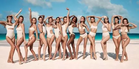 Solide & gestreepte kranen 13 topmodellen voor 'Swim Team'-campagne