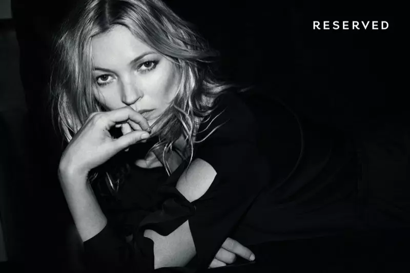 Kate Moss dobi svoj od blizu v jesensko-zimski kampanji Reserved 2017