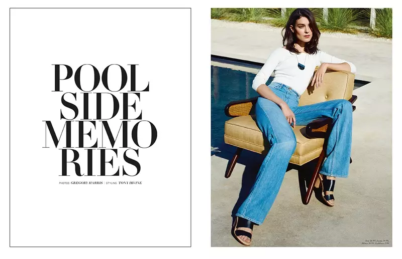 Das H&M Magazin stellt in seiner Frühjahrsausgabe 2015 den Style am Pool ins Rampenlicht.