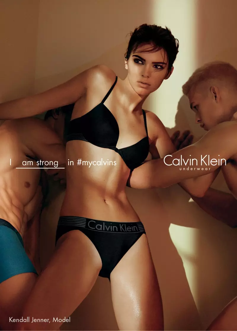 Kendall Jenner ដើរតួក្នុងយុទ្ធនាការនិទាឃរដូវឆ្នាំ 2016 របស់ Calvin Klein Underwear