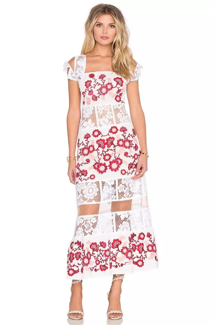 For Love & Lemons Cecelia White Dress