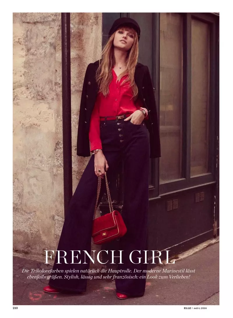 Chic Style: Vlada Roslyakova Goes Parisian for ELLE Germany