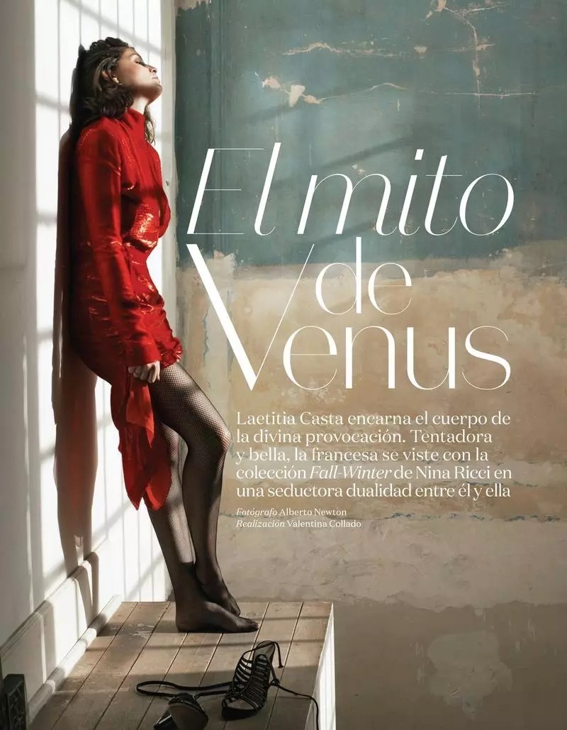 Laetitia Casta, Vogue Mexico 8월호에 등장