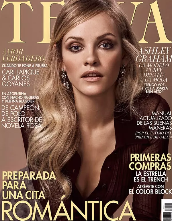 Ginta Lapina poséiert an Ladylike Looks fir TELVA Magazin