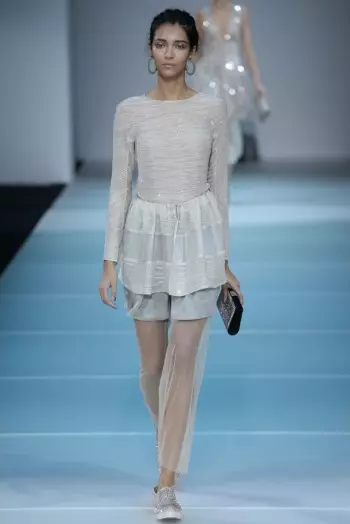 Giorgio Armani jūrų sirenos 2015 m. pavasariui