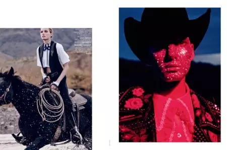 Texgirl: Nagi Sakai weghaara Western Style maka Marie Claire Italia