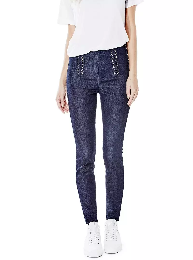 Fungidzira Ashlee Push-Up Laced Skinny Denim