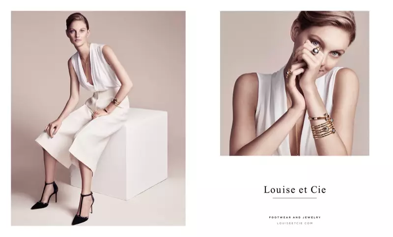 Patricia Van Der Vliet protagoniza la campaña otoño-invierno 2015 de Louise et Cie