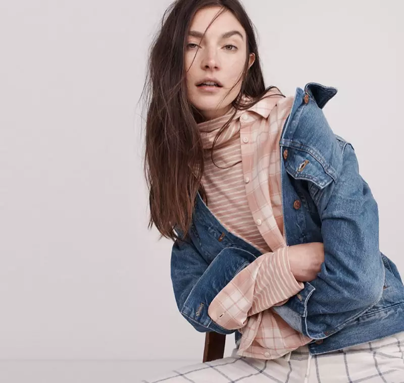 Madewell Le Jean Jacket i le Pinter Wash