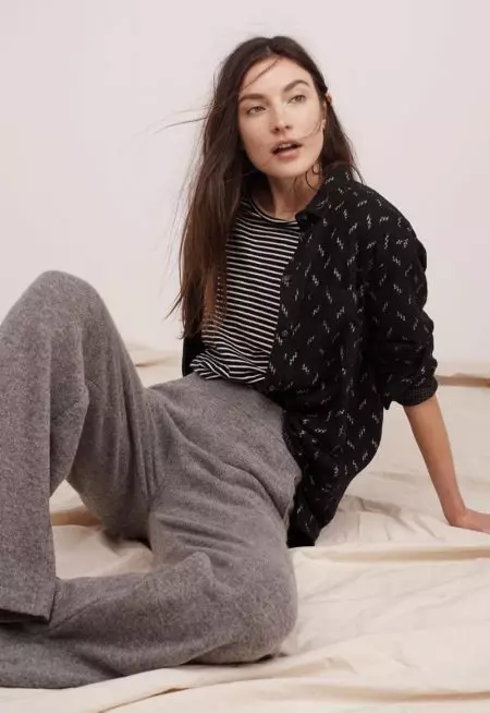 Jacquelyn Jablonski 在 Madewell 的新季風格中保持涼爽