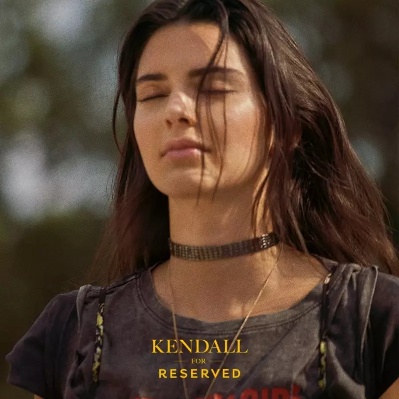 Gereserveerde kranen Kendall Jenner voor herfst-winter 2019-campagne